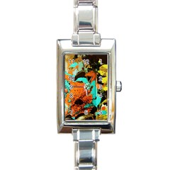 Fragrance Of Kenia 5 Rectangle Italian Charm Watch by bestdesignintheworld