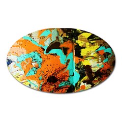 Fragrance Of Kenia 5 Oval Magnet by bestdesignintheworld