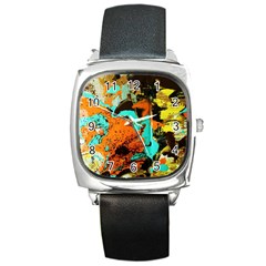 Fragrance Of Kenia 5 Square Metal Watch by bestdesignintheworld