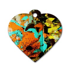 Fragrance Of Kenia 5 Dog Tag Heart (two Sides) by bestdesignintheworld