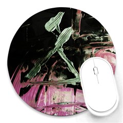 Foundation Of Grammer 1 Round Mousepads by bestdesignintheworld