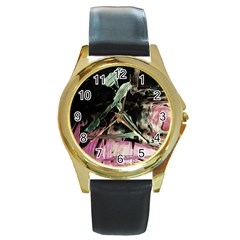 Foundation Of Grammer 1 Round Gold Metal Watch by bestdesignintheworld