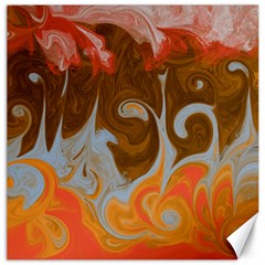 Fire And Water Canvas 16  X 16   by digitaldivadesigns