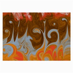 Fire And Water Large Glasses Cloth by digitaldivadesigns