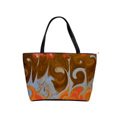 Fire And Water Shoulder Handbags by digitaldivadesigns