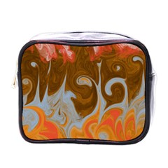 Fire And Water Mini Toiletries Bags by digitaldivadesigns