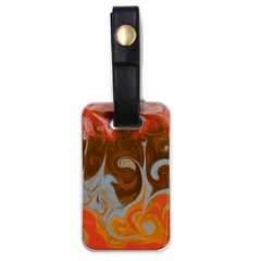 Fire And Water Luggage Tags (one Side)  by digitaldivadesigns