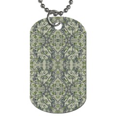 Modern Noveau Floral Collage Pattern Dog Tag (one Side) by dflcprints