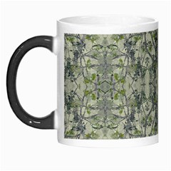 Modern Noveau Floral Collage Pattern Morph Mugs by dflcprints