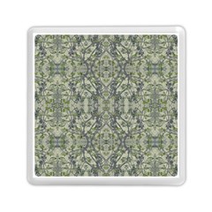 Modern Noveau Floral Collage Pattern Memory Card Reader (square)  by dflcprints