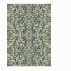 Modern Noveau Floral Collage Pattern Large Garden Flag (two Sides) by dflcprints