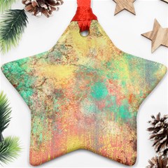 Pink Pastel Abstract Ornament (star) by digitaldivadesigns