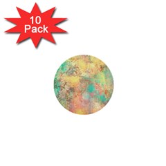 Pink Pastel Abstract 1  Mini Buttons (10 Pack)  by digitaldivadesigns