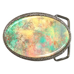 Pink Pastel Abstract Belt Buckles by digitaldivadesigns