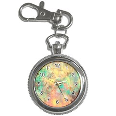 Pink Pastel Abstract Key Chain Watches by digitaldivadesigns