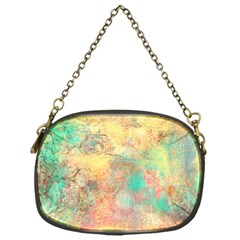 Pink Pastel Abstract Chain Purses (one Side)  by digitaldivadesigns