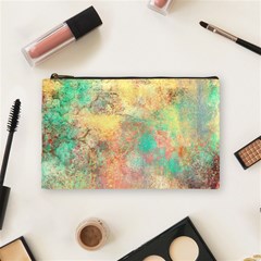 Pink Pastel Abstract Cosmetic Bag (medium)  by digitaldivadesigns