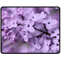 Lilac Double Sided Fleece Blanket (medium)  by LoolyElzayat