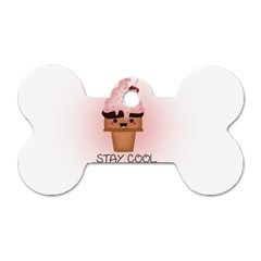 Stay Cool Dog Tag Bone (Two Sides)