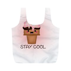 Stay Cool Full Print Recycle Bags (m)  by ZephyyrDesigns