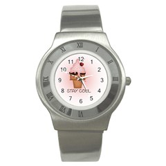 Stay Cool Stainless Steel Watch by ZephyyrDesigns