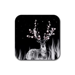 Deer Rubber Coaster (square)  by ZephyyrDesigns