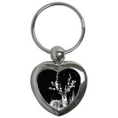 Deer Key Chains (heart)  by ZephyyrDesigns