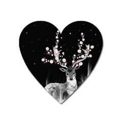 Deer Heart Magnet by ZephyyrDesigns