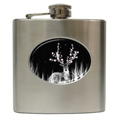 Deer Hip Flask (6 Oz) by ZephyyrDesigns