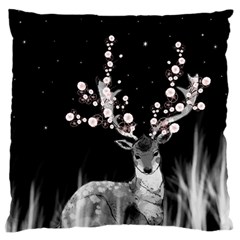 Deer Standard Flano Cushion Case (one Side)