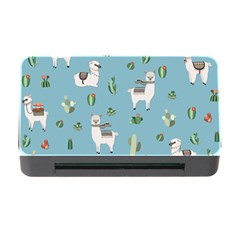 Lama And Cactus Pattern Memory Card Reader With Cf by Valentinaart