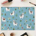 Lama and cactus pattern Cosmetic Bag (XXL)  Back