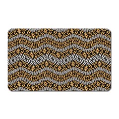 Modern Wavy Geometric Pattern Magnet (rectangular) by dflcprints