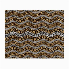 Modern Wavy Geometric Pattern Small Glasses Cloth by dflcprints