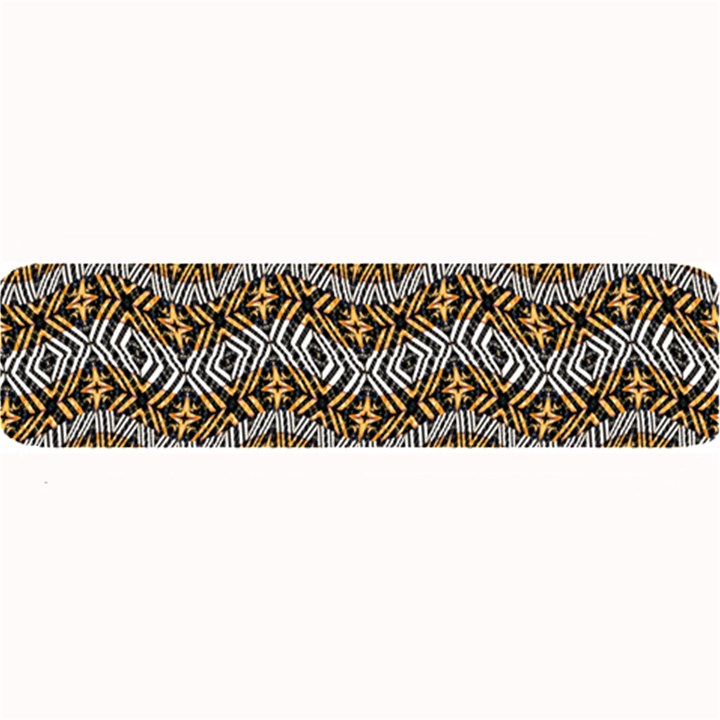 Modern Wavy Geometric Pattern Large Bar Mats