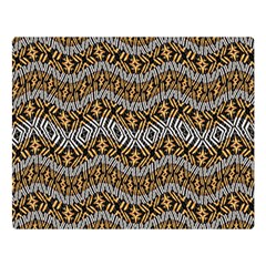 Modern Wavy Geometric Pattern Double Sided Flano Blanket (large)  by dflcprints