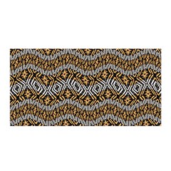 Modern Wavy Geometric Pattern Satin Wrap by dflcprints