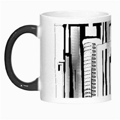 Black And White City Morph Mugs by digitaldivadesigns