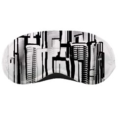 Black And White City Sleeping Masks by digitaldivadesigns