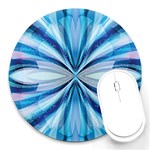 Abstract Design Round Mousepad Front