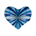 Abstract Design Standard 16  Premium Flano Heart Shape Cushion  Front