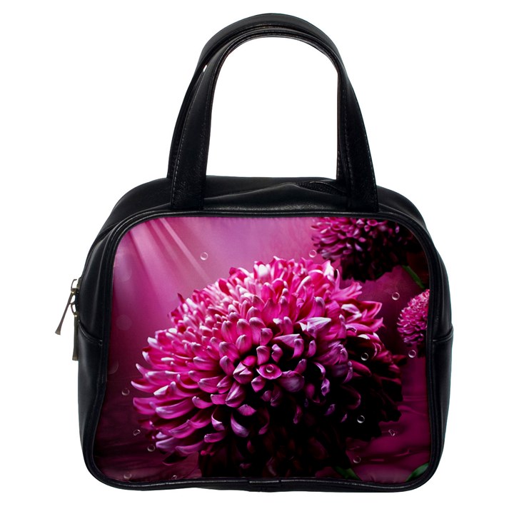 Majestic Flowers Classic Handbags (One Side)