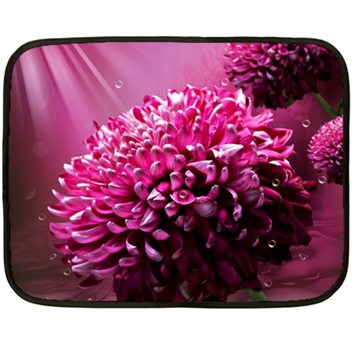 Majestic Flowers Fleece Blanket (Mini)