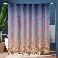 Pink Beige Elephant Skin Shower Curtain 60  X 72  (medium)  by LoolyElzayat