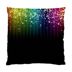 Colorful Space Rainbow Stars Standard Cushion Case (two Sides)