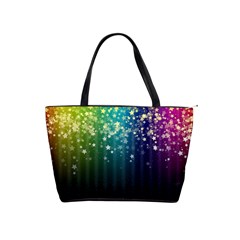 Colorful Space Rainbow Stars Shoulder Handbags