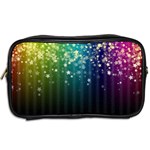 Colorful Space Rainbow Stars Toiletries Bags 2-Side Back