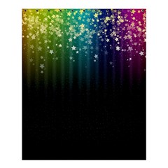 Colorful Space Rainbow Stars Shower Curtain 60  X 72  (medium) 