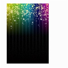 Colorful Space Rainbow Stars Large Garden Flag (two Sides)