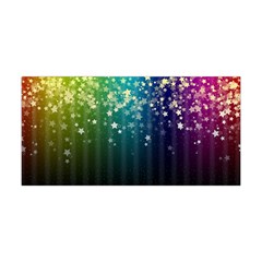 Colorful Space Rainbow Stars Yoga Headband